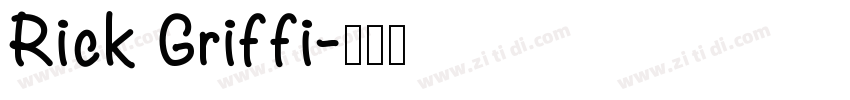 Rick Griffi字体转换